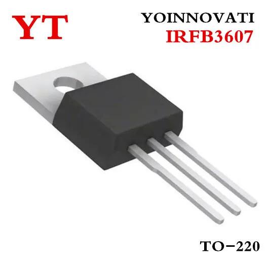 50 / IRFB3607PBF IRFB3607 MOSFET N-CH 75V 80A TO-220AB IC.